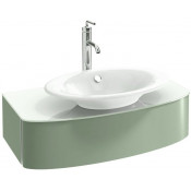 Тумба с раковиной Jacob Delafon Presquile EB1106-M47/E4439-00 83 матовый оливковый