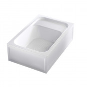 Поддон акриловый RGW BC/L 80x120 с сиденьем 16180682-91