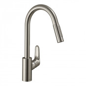 Смеситель для кухни Hansgrohe Focus M41 31833800 сталь