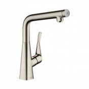 Смеситель для кухни Hansgrohe Metris Select M71 HG 14 785 800 сталь