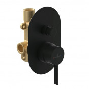 Смеситель для ванны Villeroy & Boch Dawn TVS106004000K5 (черный матовый)