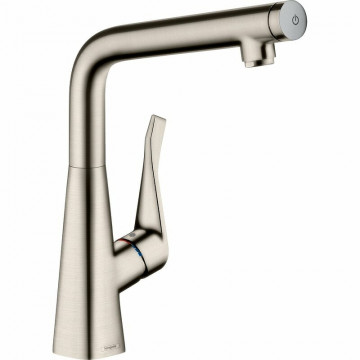 Смеситель для кухни Hansgrohe Metris Select M71 73810800 cталь