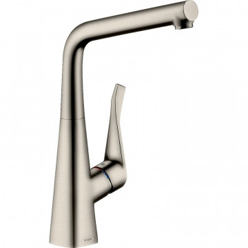 Смеситель для кухни Hansgrohe Metris Select M71 73813800 cталь