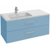 Тумба с раковиной Jacob Delafon Vox EB2075-R4-M43/EXAC112-Z-00 100 матовый аквамарин