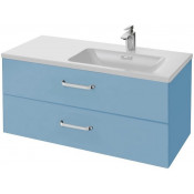 Тумба с раковиной Jacob Delafon Vox EB2076-R1-M43/EXAD112-Z-00 100 нежный аквамарин