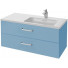 Тумба с раковиной Jacob Delafon Vox EB2076-R1-M43/EXAD112-Z-00 100 нежный аквамарин