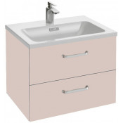 Тумба с раковиной Jacob Delafon Vox EB2080-R1-S42/EXAF112-Z-00 60 пыльная роза сатин