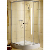 Душевой уголок Radaway Classiс 30011-04-01 80х80 белый/прозрачное