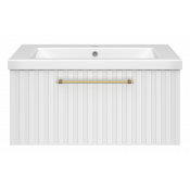 Тумба с раковиной Brevita Alicante 80 УТ000015977 белый