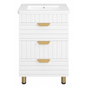 Тумба c раковиной Brevita Gloster 60 УТ000014478 белый