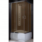 Душевой уголок Radaway Premium Plus C 30451-01-08N 90х90 хром/коричневое