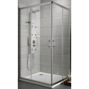 Душевой уголок Radaway Premium Plus D 30434-01-01N 100х80 хром/прозрачное