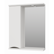 Зеркальный шкаф Misty Атлантик  70 П-Атл-4070-010Л левый белый