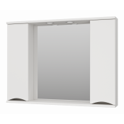 Зеркальный шкаф Misty Атлантик 100 П-Атл-4100-010 белый