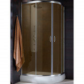Душевой уголок Radaway Premium Plus E 30491-01-08N 100х80 хром/коричневое
