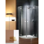 Душевой уголок Radaway Almatea PDD 30522-01-08N 100х100 хром/коричневое