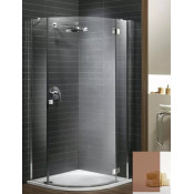 Душевой уголок Radaway Almatea PDJ 30702-01-08N R 90х90 хром/коричневое