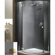 Душевой уголок Radaway Almatea PDJ 30602-01-05N L 90х90 хром/тонированное