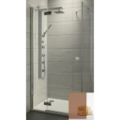 Душевой уголок Radaway Almatea KDJ 32150-01-08NL 100х100 хром/коричневое
