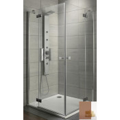 Душевой уголок Radaway Almatea KDD 32183-01-08N 100Rx90L хром/коричневое