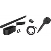 Душевой гарнитур Hansgrohe WallStoris 24291670 с термостатом черный