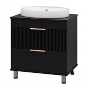 Тумба с раковиной Brevita Enfida 70 УТ000015616 черный