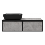 Тумба под раковину Brevita Stone STO-01100-048П 100 бетон