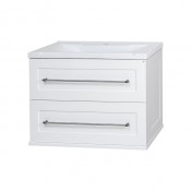 Тумба с раковиной Misty Марта 60 УТ000013427 белая эмаль (глянец)