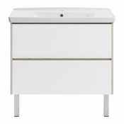 Тумба с раковиной Misty Мускат 90 УТ000013853 2 ящ.