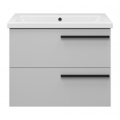 Тумба под раковину Misty Ненси 70 П-Нен-09070-502Я серая мат. эмаль