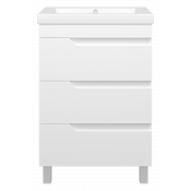 Тумба под раковину Misty Софт 60 П-Соф-01060-0113Я белая