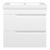 Тумба под раковину Misty Софт 60 П-Соф-01060-011П2Я белая