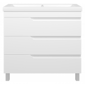 Тумба под раковину Misty Софт 90 П-Соф-01090-0113Я белая