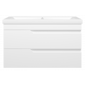 Тумба под раковину Misty Софт 90 П-Соф-01090-011П2Я белая