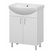 Тумба с раковиной Misty Изео 65 УТ000015761 белый