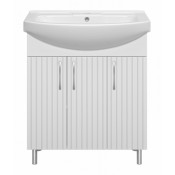 Тумба с раковиной Misty Изео 85 УТ000015764 белый