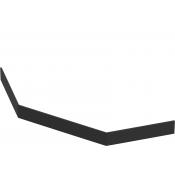 Экран для поддона Good Door Пента антрацит, 90х90, ЭЛ00102