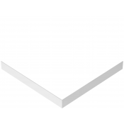 Экран для поддона Good Door Пента белый, 80х80, ЭП00048