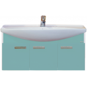 Тумба с раковиной Misty Джулия 105 подвесная голубая