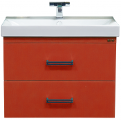 Тумба с раковиной Misty Джулия Qvatro СО000005090 65 красный