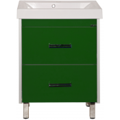 Тумба с раковиной Misty Джулия Qvatro СО000003872 75 зеленый