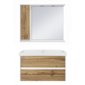 Комплект мебели Misty Адриана 90 PK-M-Adriana-WT90-zL белый/светлое дерево