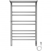 Полотенцесушитель Aquatek Альфа П10 AQ EL RRP1090CH 50х90 с полкой хром