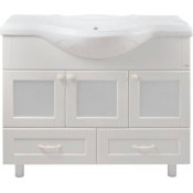 Тумба с раковиной Misty Латте УТ000011669 105 белый