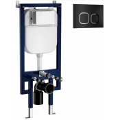 Инсталляция для унитаза Cerutti SPA CR557 с клавишей CR01BK