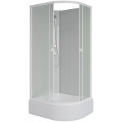 Душевая кабина Niagara Promo P90/80/26L/MT/BK 90x80 белый/матовый