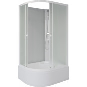 Душевая кабина Niagara Promo P90/70/40R/MT/BK 90x70 белый/матовый
