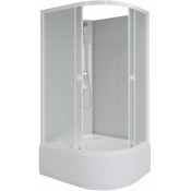 Душевая кабина Niagara Promo P90/80/40L/MT/BK 90x80 белый/матовый