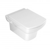 Унитаз подвесной Turavit PLAZA 352х524х345 в комплекте с тонким сиденьем микролифт (PLZ 1710+0419)