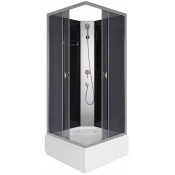 Душевая кабина Niagara Eco E90/26Q/TN/BK 90x90 хром/тонированное